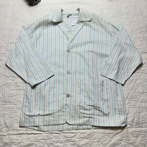 Vintage Striped Linen Blend Resort Blazer | Relaxed Summer Jacket · Esprit